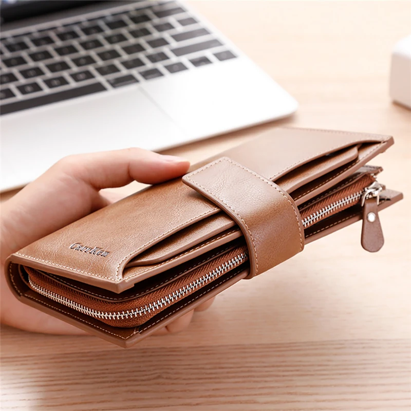 

2019 New Brand Leather Wallet Women High Quality Design Hasp Card Bags Walets Long Female Purse 7 Colors Ladies Clutch Wallets