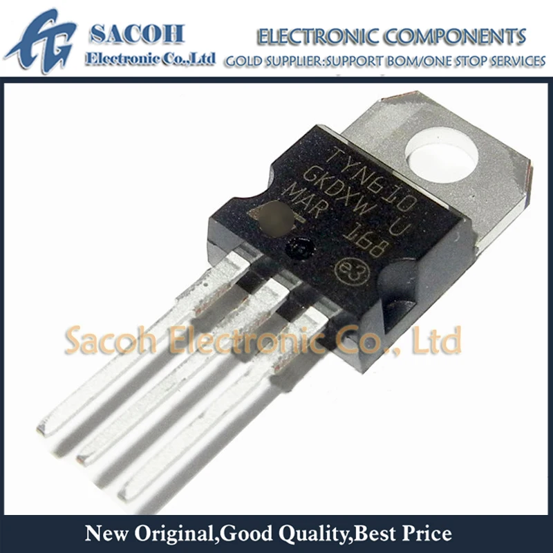 

Free Shipping 10Pcs TYN610 TYN410 TYN210 TO-220 10A 600V/400V/200V SCR