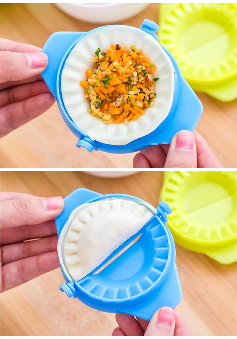 TUUTH DIY Dumplings Mold Tool Chinese Jiaozi Maker Device Easy Dumpling Mold Clips Cozinha Kitchen Accessories A1
