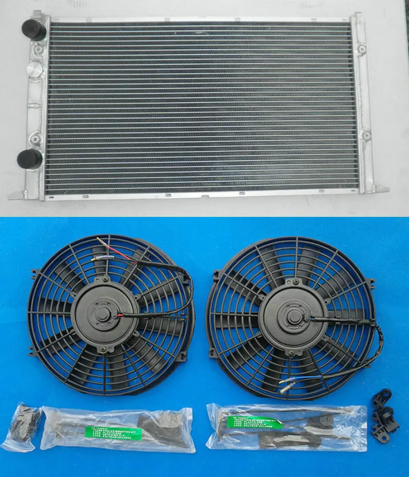 

New aluminum alloy radiator +two Fans for Volkswagen VW Golf MK3 GTI VR6 1994-1998 MT 94 95 96 97 98 brand new