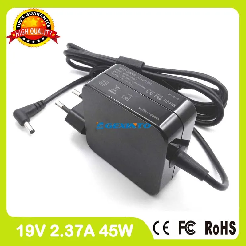 19V 2.37A 45W laptop ac adapter charger for Asus VivoBook Max A541UA A541UV K441UA X541NC X541SC X541UA R541U R541UA EU Plug