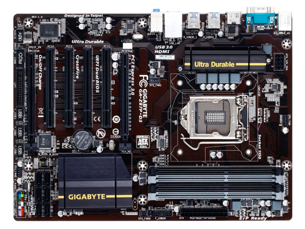GIGABYTE GA Z87P D3 original motherboard DDR3 LGA 1150 Z87P D3 32GB