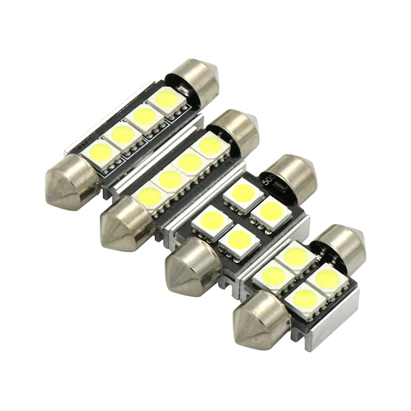 31 мм 36 39 41 C5W C10W CANBUS без ошибок авто ламповая гирлянда 8 SMD 5050 светодиодный интерьер