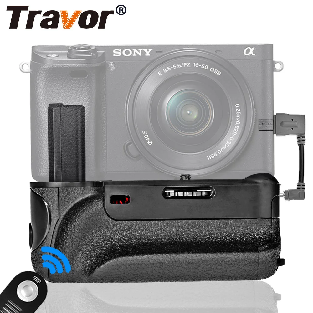

Travor New Arrival Battery Grip with IR Function for Sony Alpha A6300 Camera