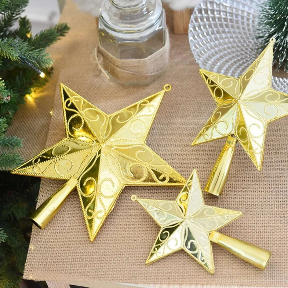 

Christmas Decoration Three-dimensional Christmas Tree Star Top Five-pointed Star Christmas Decoration 004