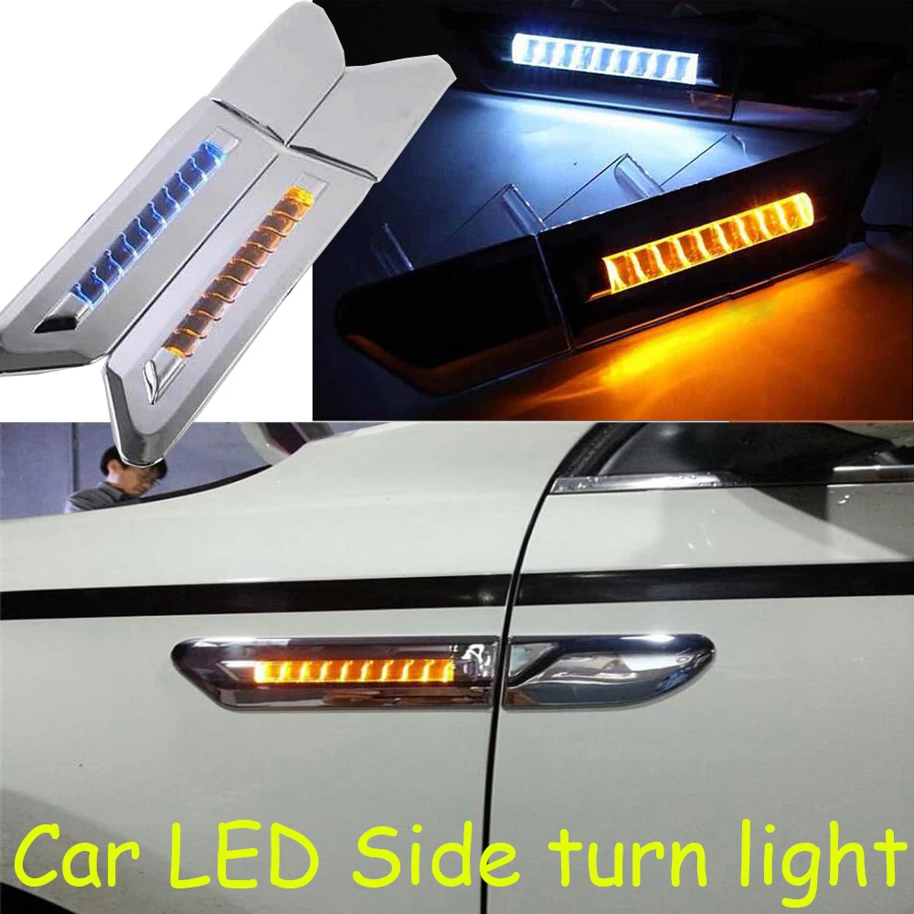 1 pair High Quality 12V 3W 46 LEDs Car Side Turn Signal Lights LED Car Side Lamps Blade Shape