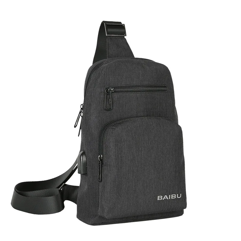 

Bumbag Chest Bag for Men Shoulder Bag Hip Hop Sling Pack Small Chest Pack Cartera Hombre Volsos Para Populares Street Messenger