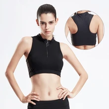 Aipbunny новые спортивные брюки на молнии без проволоки Женские Дышащие штаны для пробежек укороченный Топ пуш-ап спортивный бюстгальтер