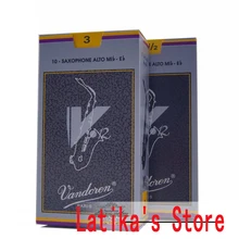 Во Францию Vandoren V12 Саксофон альт EB сила тростника 2,5#, 3# серый коробка 10