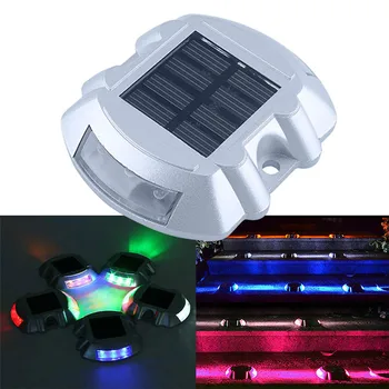 

Solar Stairs Step Light Solar Dock Pathway Road Marker Lights Outdoor Security Warning Deck Lights for Fence Patio Stud hot sale