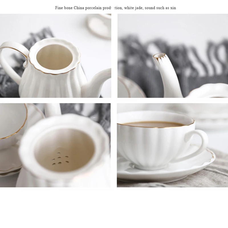 Высококачественный кофейный набор в скандинавском стиле, европейский стиль, керамическая чашка, подарок, английский послеобеденный чай, кофейная чашка, чайный горшок, набор