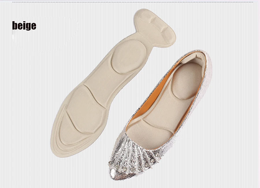 1 пара мягкие Т-образный пены Невидимый для Для женщин арочные Поддержка вставить стельки на стельки для обуви защита пятки стелька Z0027