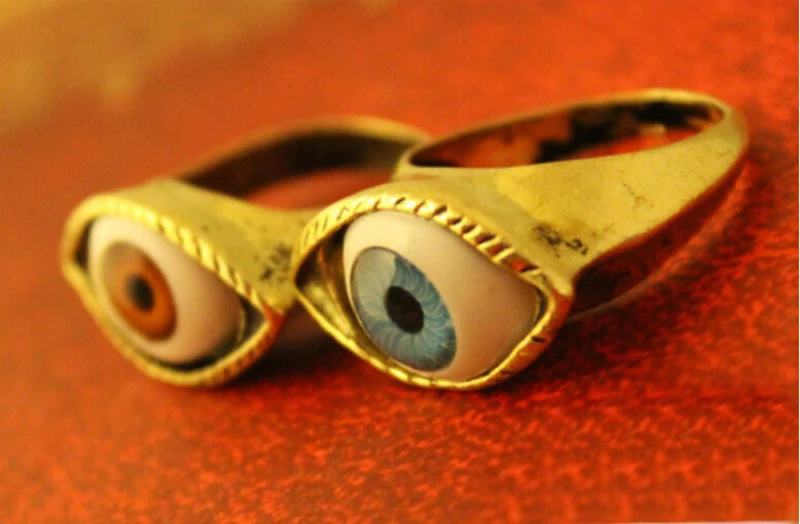 Hot Sale Vintage Retro Punk HOT Exaggerated Vampire Eye Ring Fashion Jewelry New 
