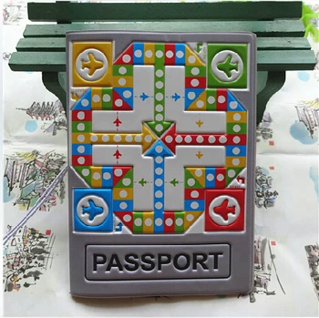 

3D stereoscopic flight chess sets passport holder Passport identity documents folder sets - essential travel abroad