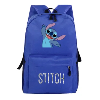 

Hot Cartoon Stitch Back to College Bags Students School Book Rucksack Fashion Popular Pattern Backpack for Women Girls Teens