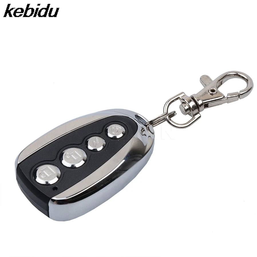 

kebidu 433.92 MHz Auto Copy Remote Control Mini Universal Electric 4 Button Duplicator Cloning Car Key Gate Keys Copy Controller