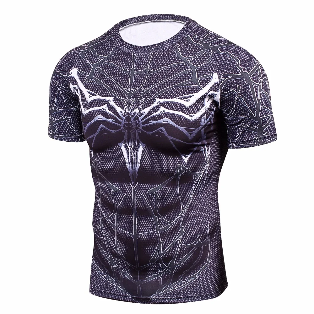 Venom Compression Shirt 3D Printed T-shirts Men Raglan Short Sleeve Crossfit Fitness Cloth Tops Male Cosplay Costume 2017 Venom Compression Shirt 3D Printed T-shirts Men Raglan Short Sleeve Crossfit Fitness Cloth Tops Male Cosplay Costume 2017