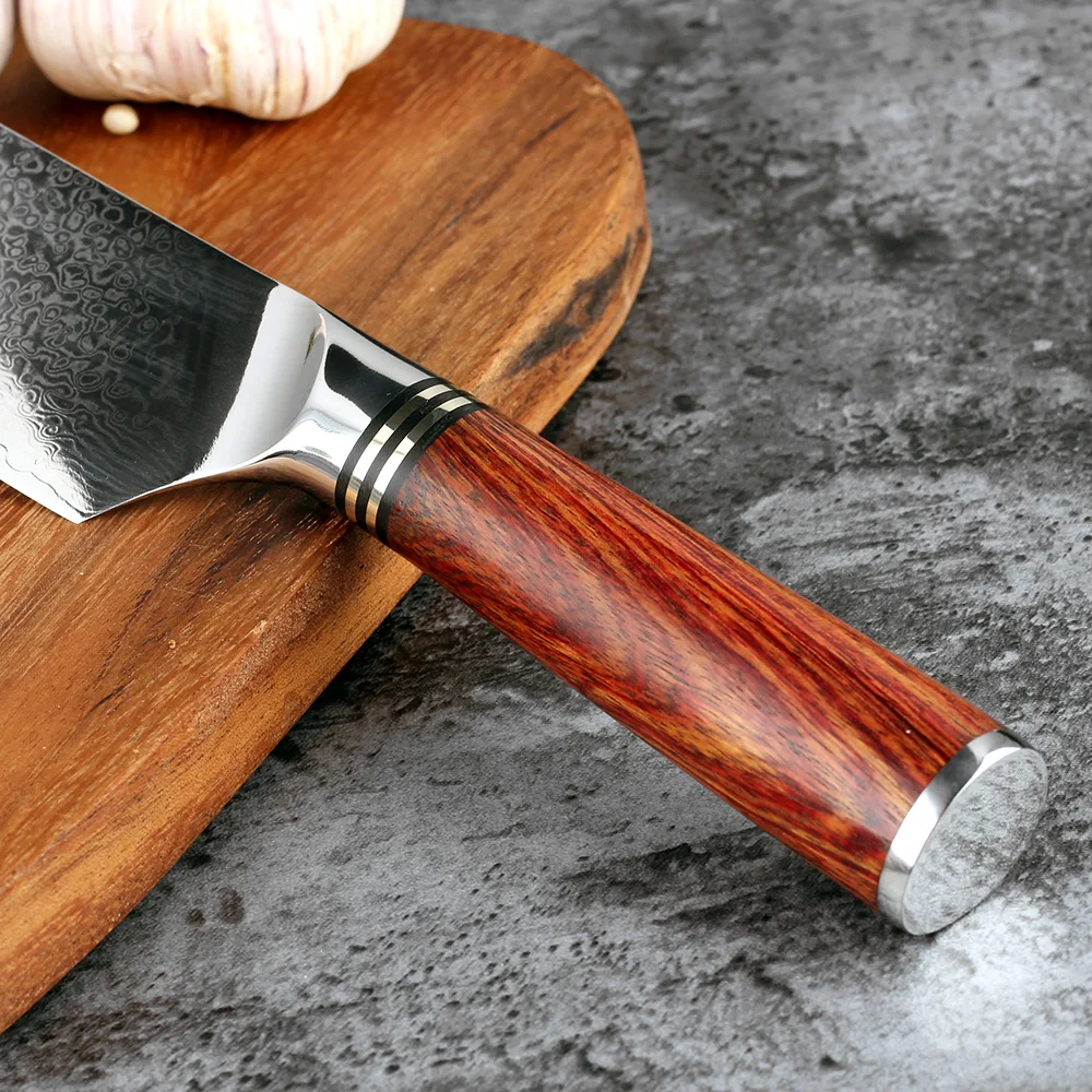 XITUO нож шеф повара 8 дюймов Дамасская сталь VG10 Kiritsuke Santoku ручной работы острый