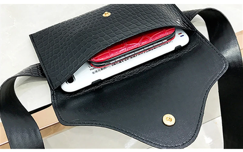Модная сумка на пояс Крокодил Аллигатор поясная сумка из искусственной кожи путешествия Для женщин поясная сумка Пряжка карман телефон