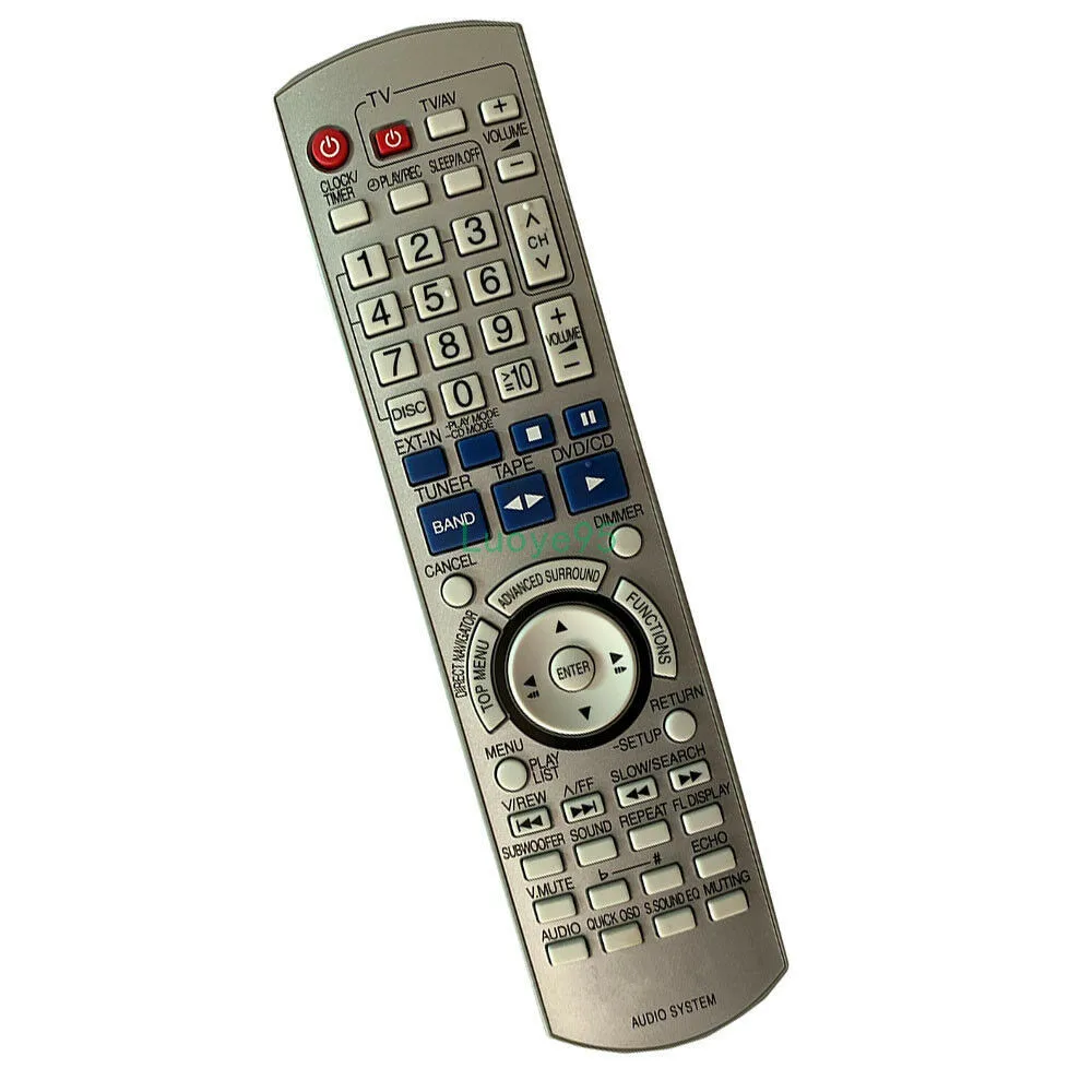 

New Remote Control For Panasonic N2QAYB000165 Audio Video Receiver System