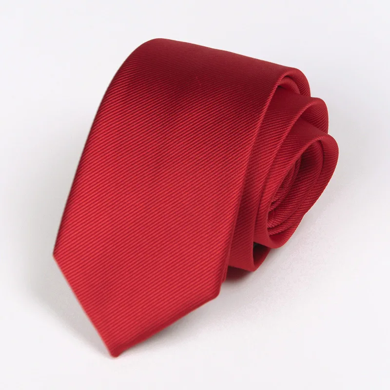 24 однотонных цвета, новинка, узкие галстуки 6 см, модные мужские галстуки, темно-синие классические галстуки, тонкие галстуки на шею, Свадебный галстук для жениха - Цвет: A2619