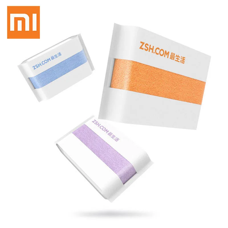 

Xiaomi ZSH Hair Face Towel Cotton 100% Quick-dry 3s Water Absorption Antibacterial Awati Long-staple Cotton Hand Towels 34*76cm