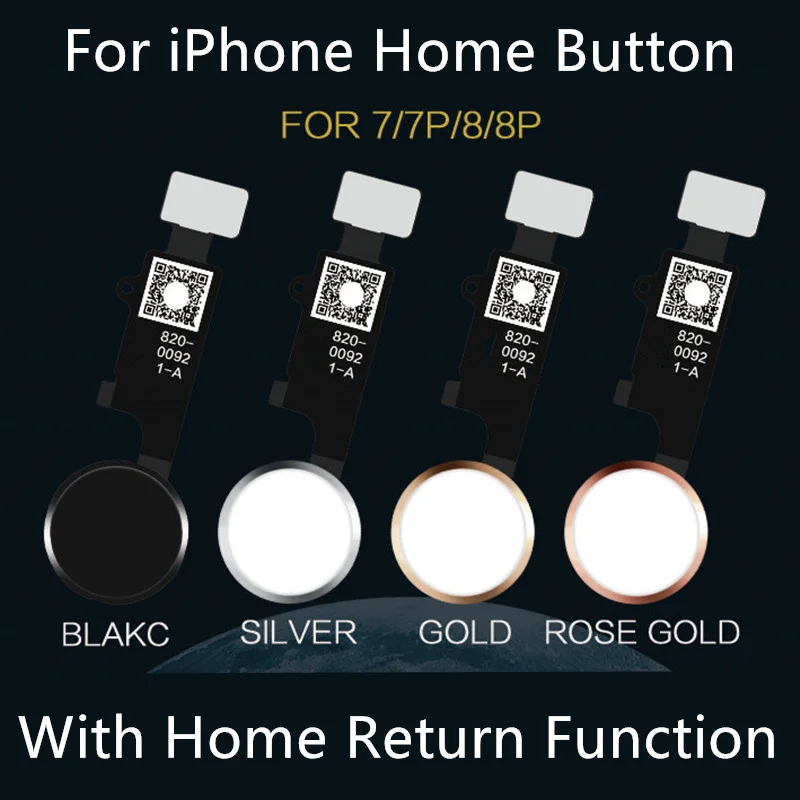 

For iPhone 7 8 Universal Home Button Flex With Cable Return Home Function For iPhone 7 Plus 8Plus