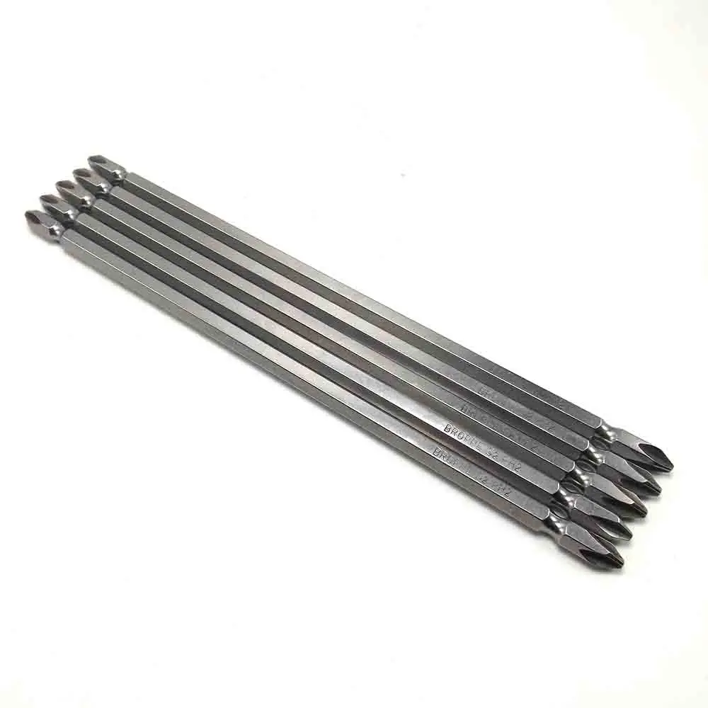 

10 PCS 200mm PH2 Electric Screwdriver Bit Set Hex Wrench Bidirectional Magnetic Sliding Power Tool Screwdriver Bit 1/4" Drill
