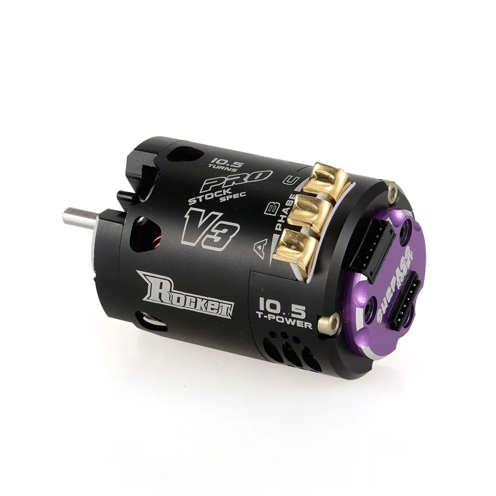 Автомобильный двигатель RC Brushless Rocket V3 540 10 5 T Сенсорный бесколлекторный