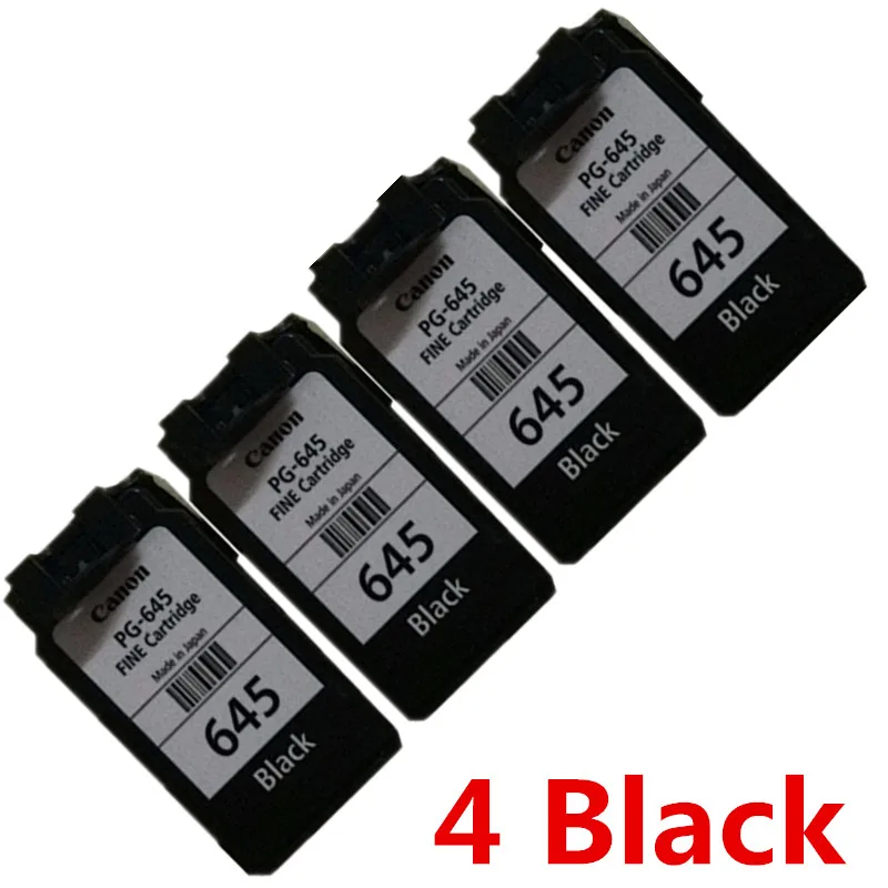 Востановленные картриджи для струйного принтера для Canon PG-645 XL PG-645XL PG 645 PG645 Pixma MG2460 MG2560 MG2960 MG2965 MG2400 MG2580 - Цвет: 4 Black