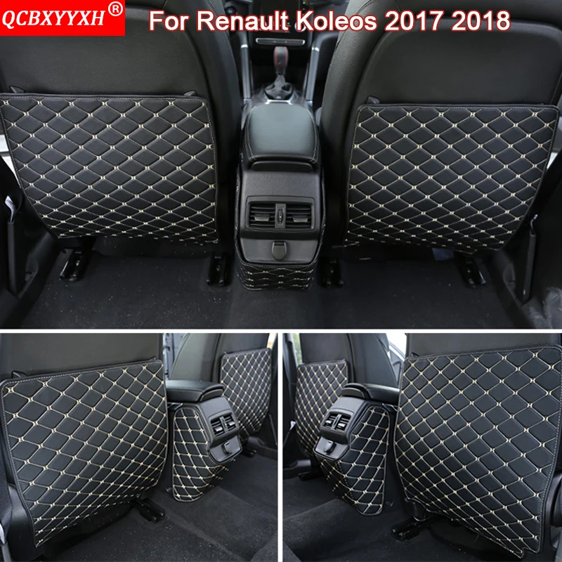 

QCBXYYXH Car Styling Auto Interior Seat Protector Side Edge Protection Pad Sticker Anti-kick Mats For Renault Koleos 2017 2018