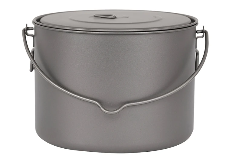 Panela de Titânio Toaks Ultraleve Titanium Camping Panelas Picnic Pendure Panela 1600ml 1.6l Pot 8 Cheap Louça para ar livre