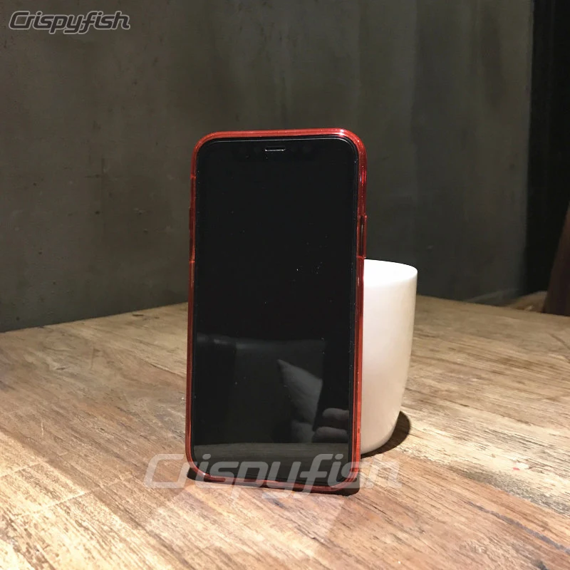 Блестящий Прозрачный мягкий ТПУ чехол для iPhone 7 8 Plus силиконовый чехол для iPhone 6 6s X XS XR XS MAX