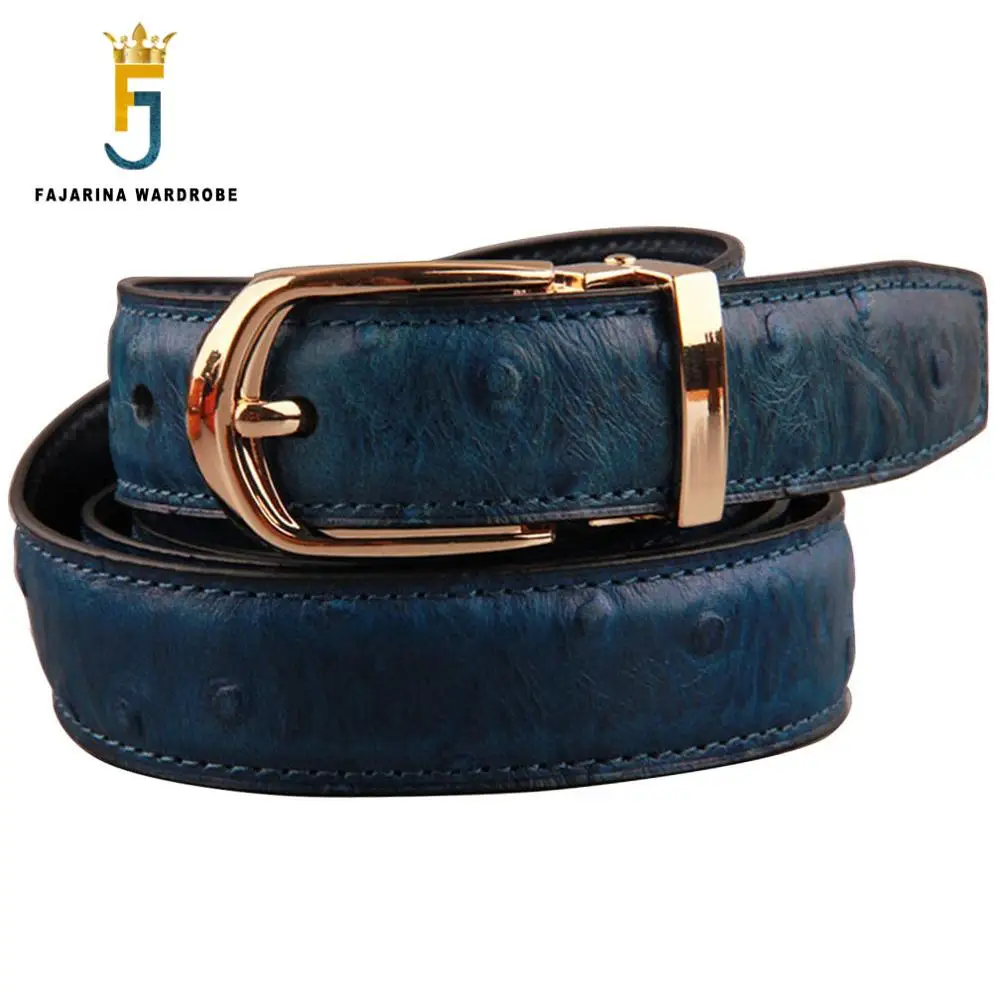 

FAJARINA Design Quality Ladies 100% Cowskin Leather Fine Belt Retro Clasp Novelty Dot Cowhide Belts for Women Jeans N17FJ453