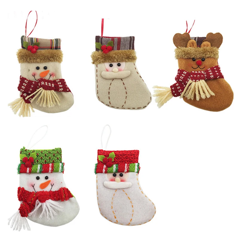 lovely small christmas socks decoration hanging christmas stockings