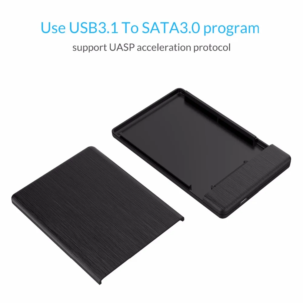 ORICO 2578C3 2 5 дюймов Тип C SSD корпус USB3.1 футляр для внешнего жесткого диска высокого