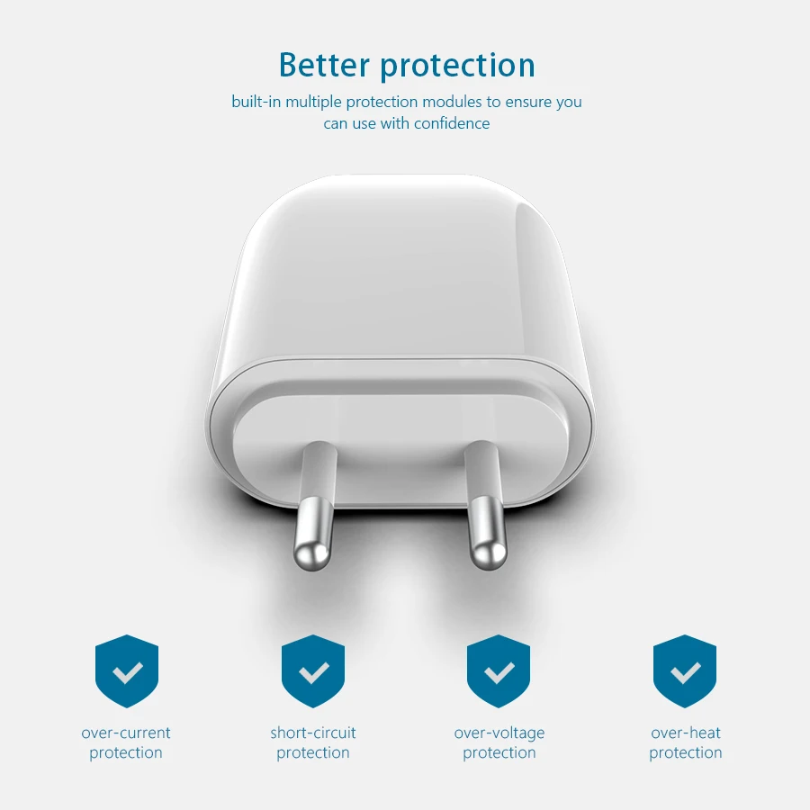 CBAOOO 5 V 3A LED الاتحاد الأوروبي 2 شاحن يو اس بي العالمي المحمول شاحن USB للهاتف سريع شحن جدار شاحن آيفون سامسونج Xiaomi