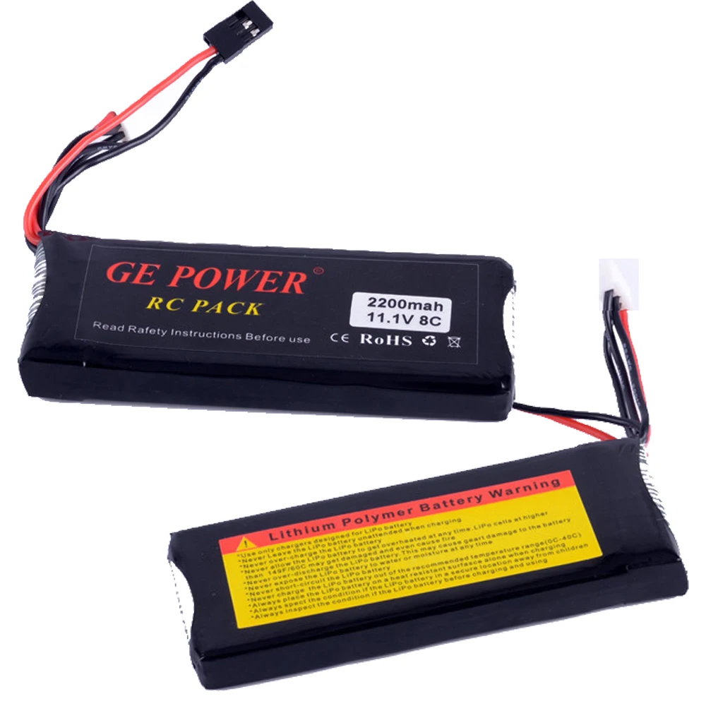 

1pcs GE Power Rc lipo Battery 11.1v 2200mAh 8C 3S 3PK Transmitte battery for RC E-SKY GT2 GT3B Transmitter