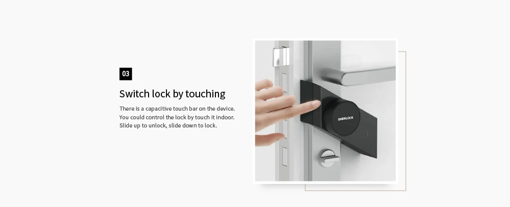 Xiaomi Upgrade Version Sherlock Smart Stick Lock S Safety Protection Bluetooth Wireless Close Lock App Smart Remote Control (11)