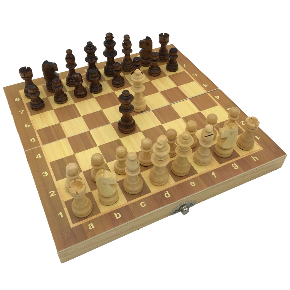 Магнитный и складной деревянный Шахматный набор Размер доски 23,7 см x 23,7 см Экстра королева настольные игры дети подарок игрушка для путешествия портативный