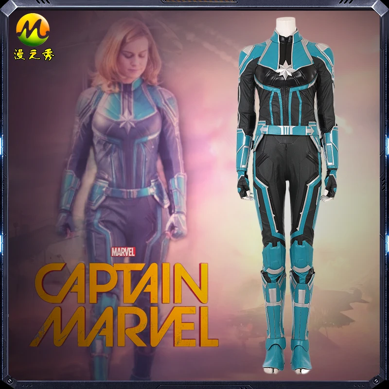 

Carol Danvers Ms. Marvel Women Costume Halloween Captain Marvel Cosplay Costume For Adult Full Set Custom Made