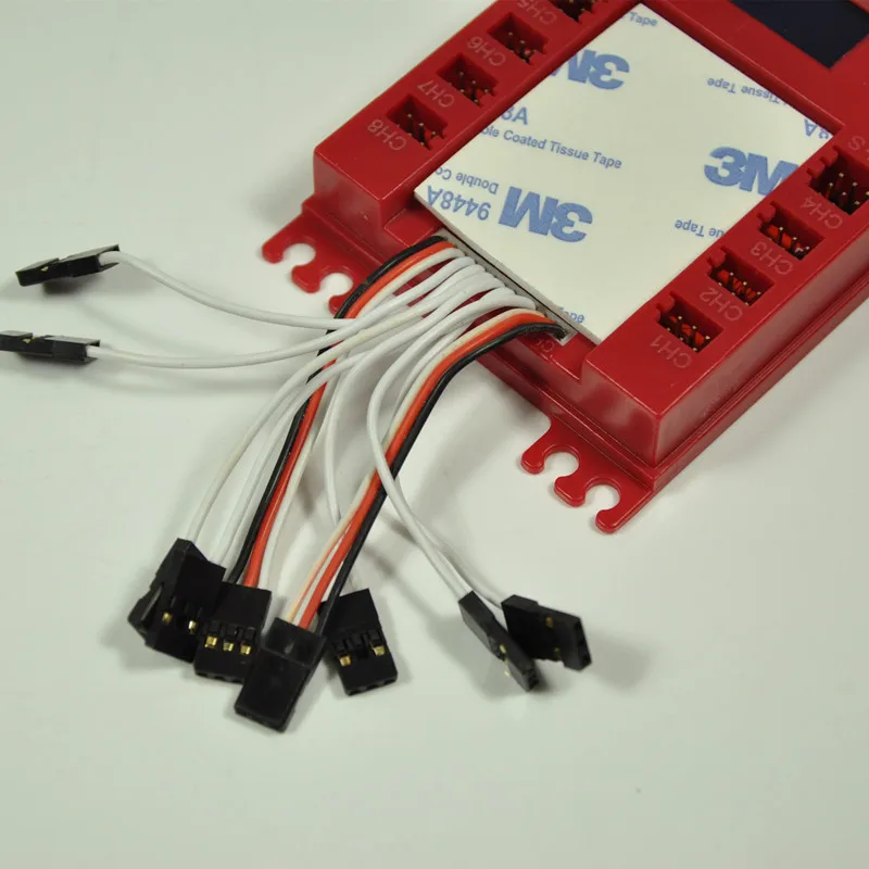 Mini Power DP Pro 4.8-9.7V Servo Section Board with Dual Power Input Wire 4104#