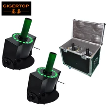 Roadcase для светодио дный 2 XLOT 18 Вт 3 LED СО2 струйная машина RGB 3в1 Professional Co2 Jet 300 Вт сценический Dmx СО2 Колонка струйная машина