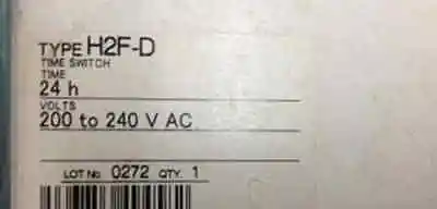 

2PCS Time Switch H2F-D 200-240VAC