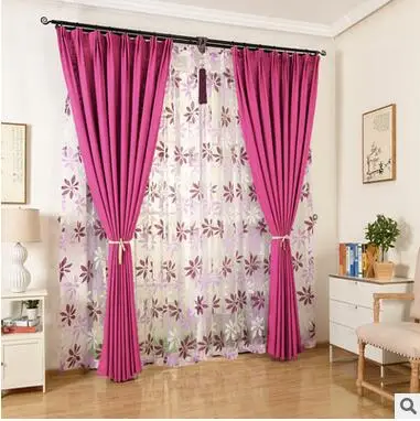 Solid Colors Blackout font b Curtains b font for the Bedroom Faux Linen Modern font b