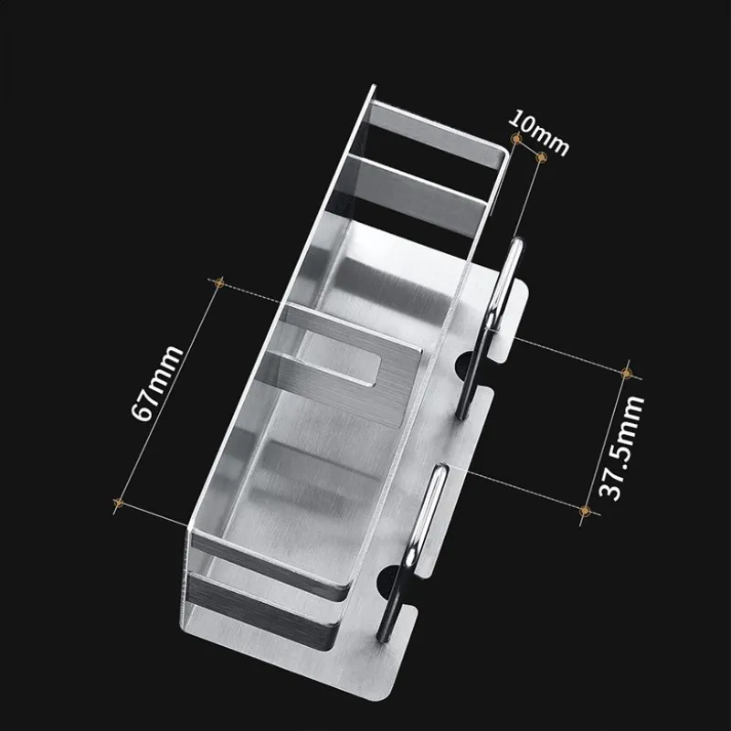 NOOLIM настенный держатель для зубных щеток из нержавеющей стали, стойка для зубной пасты, настенный органайзер для ванной