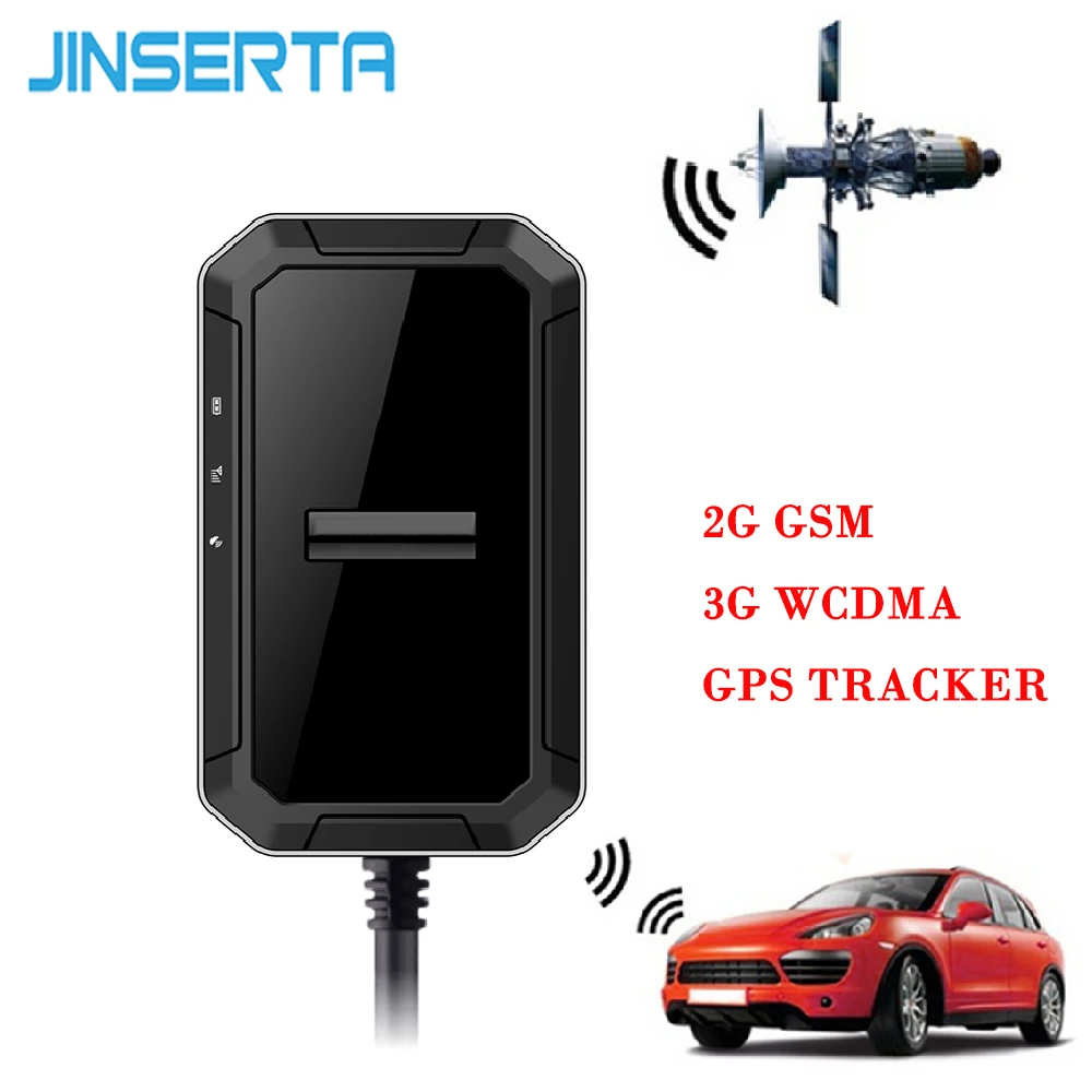 

JINSERTA Mini 2G GSM/3G WCDMA GPS Tracker Real Time Locating Car Tracking System Anti-Theft Anti-Lost Phone SMS Alarm
