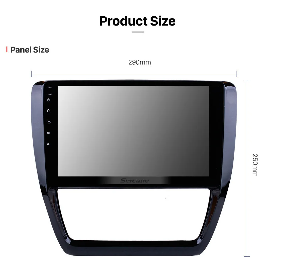 Best Seicane Android 8.1 for 2012 2013 2014 2015 VW Volkswagen SAGITAR GPS Navigation System Radio 1024*600 Touchscreen Bluetooth SWC 17