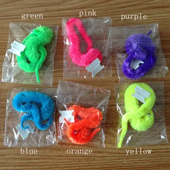 6 Colors Plush Magic Twisty Worm Kids Trick Toy Caterpillar Toys Kids Children magic games Toys