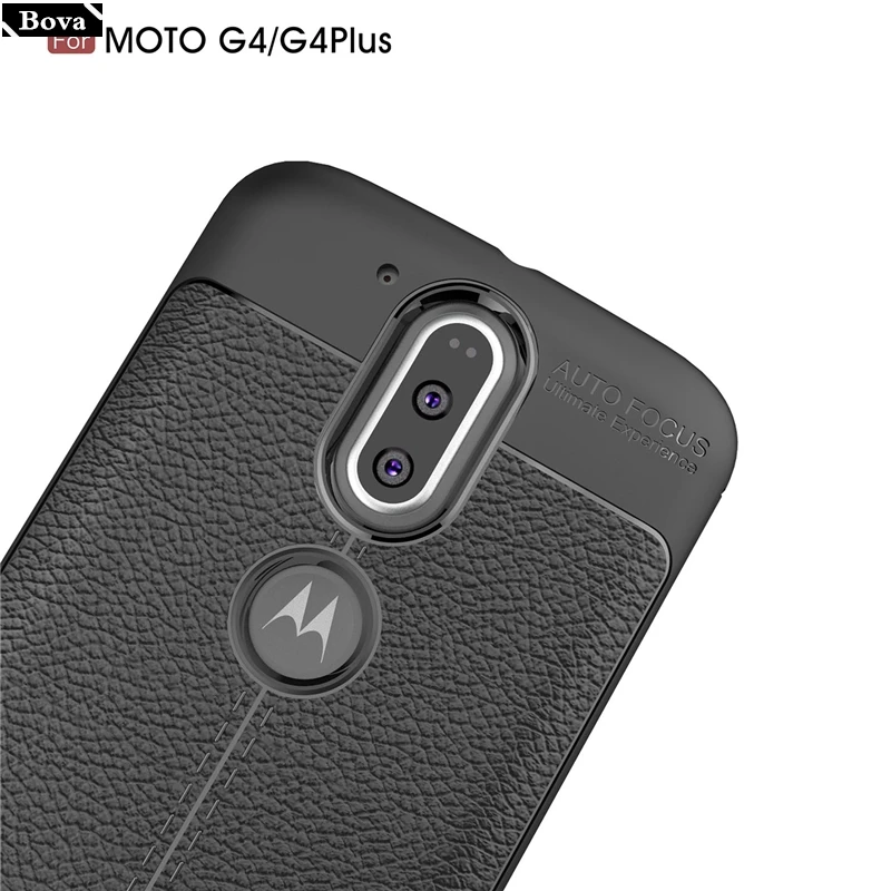 Мягкий ТПУ чехол для Motorola G4 TPU силиконовый Защитный телефона Moto Plus/G4 Кожаный Стиль